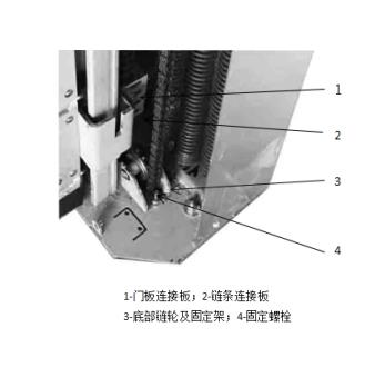 硬質(zhì)門鏈條安裝圖