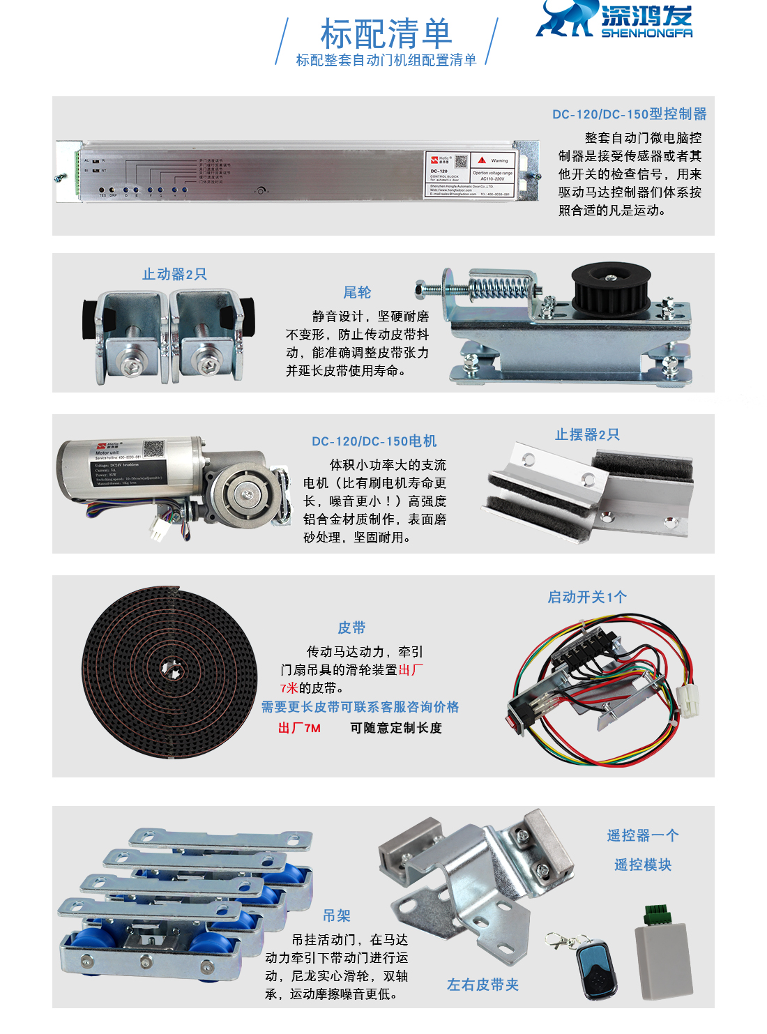 自動(dòng)門機(jī)全部配件