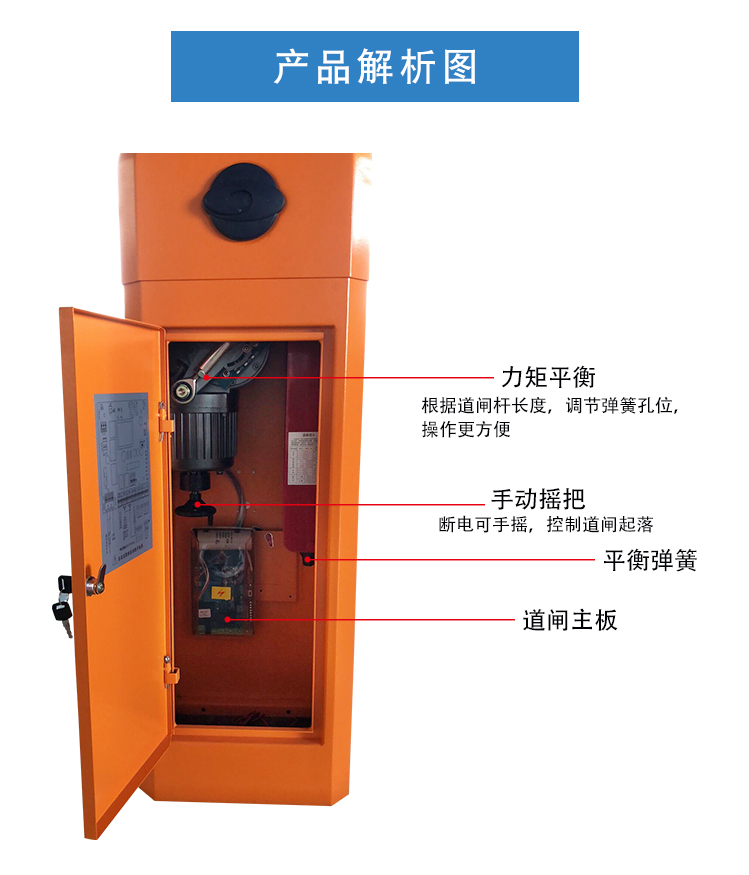 道閘電機(jī)解析圖